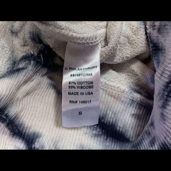 N:Philanthropy Sterling Tie Dye Pullover Sweatshirt Crewneck - Picture 7 of 12